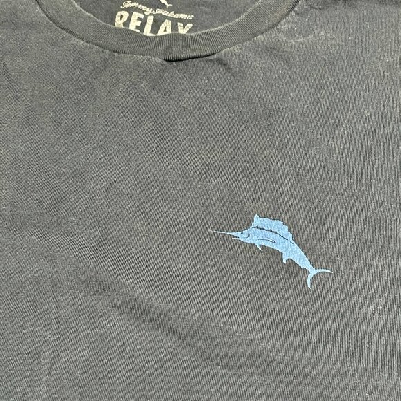 Tommy Bahama Work Hard Relax Harder Mens Tshirt Size 2XL - Picture 2 of 6